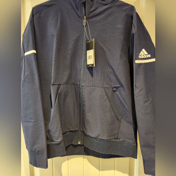 Adidas women's Squad Woven Full Zip size Large - Picture 1 of 3